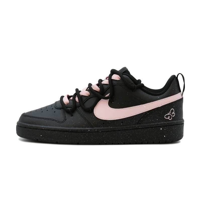 Custom Court Shoes Black Pink Fairy Dream